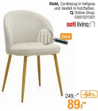 Opti Wohnwelt Stuhl Angebot