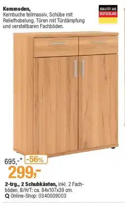Opti Wohnwelt 2-trg., 2 Schubkästen Angebot