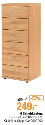 Opti Wohnwelt 6 Schubkästen Angebot