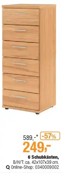 Opti Wohnwelt 6 Schubkästen Angebot