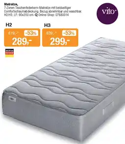 Opti Wohnwelt Vito Matratze Angebot