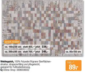 Opti Wohnwelt Webteppich Angebot