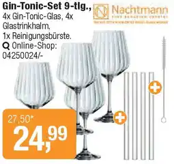 Opti Wohnwelt Nachtmann Gin-Tonic-Set 9-tlg. Angebot