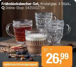 Opti Wohnwelt Frühstücksbecher-Set Angebot