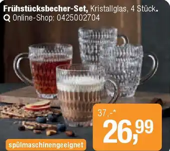 Opti Wohnwelt Frühstücksbecher-Set Angebot
