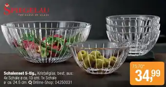 Opti Wohnwelt Spiegelau Schalenset 5-tlg. Angebot
