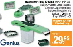 Opti Wohnwelt Genius Nicer Dicer Quick 12-teilig Angebot