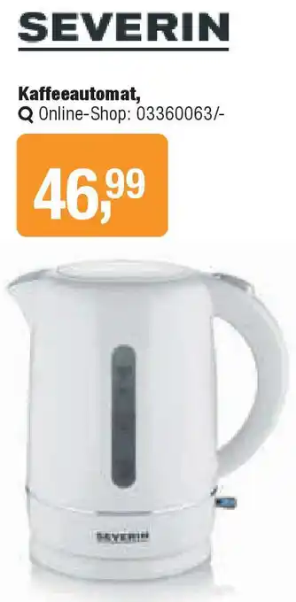 Opti Wohnwelt SEVERIN Kaffeeautomat Angebot