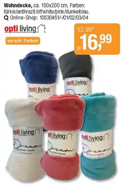 Opti Wohnwelt Wohndecke Angebot