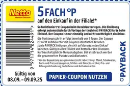 Netto Marken-Discount Payback 5-fach °p Angebot