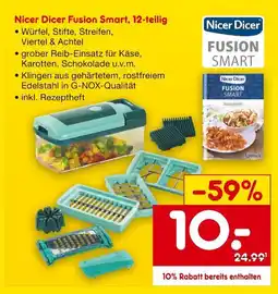 Netto Marken-Discount Nicer dicer fusion smart, 12-teilig Angebot