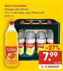 Netto Marken-Discount Gerri limonaden Angebot