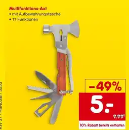Netto Marken-Discount Multifunktions-axt Angebot