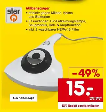 Netto Marken-Discount Star milbensauger Angebot