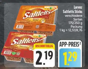Edeka Lorenz saltletts sticks Angebot