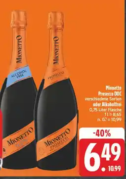 Edeka Mionetto prosecco doc Angebot