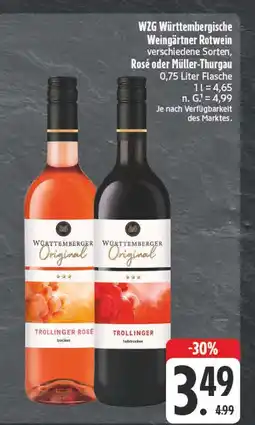 Edeka Wzg württembergische trollinger rosé Angebot