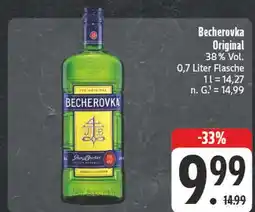 Edeka Becherovka original Angebot