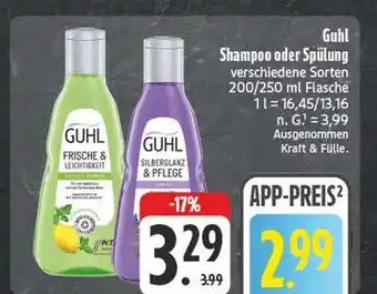 Edeka Guhl frische & leichtigkeit Angebot