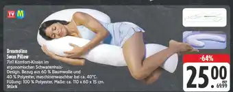 Edeka Dreamolino swan pillow Angebot