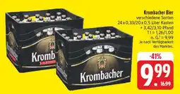 Edeka Krombacher bier Angebot