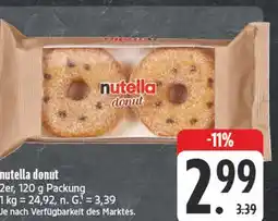 Edeka Nutella donut Angebot