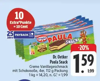 Edeka Dr. oetker paula snack Angebot