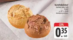 Edeka Kartoffelbrötchen dunkel Angebot