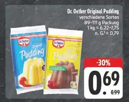 Edeka Dr. oetker original pudding Angebot