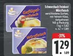 Edeka Schwarzbach feinkost geflügelwürzfleisch Angebot