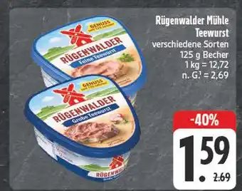 Edeka Rügenwalder mühle teewurst Angebot