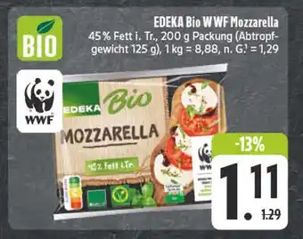 Edeka Edeka bio wwf mozzarella Angebot