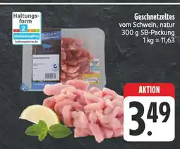Edeka Geschnetzeltes vom schwein, natur Angebot