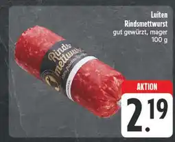 Edeka Luiten rindsmettwurst Angebot