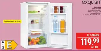 Marktkauf Exquisit kühlschrank ks 85-v-091e Angebot