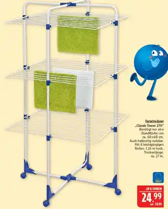 Marktkauf Turmtrockner classic tower 270 Angebot