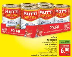 Marktkauf Mutti tomaten oder pazza sauce Angebot