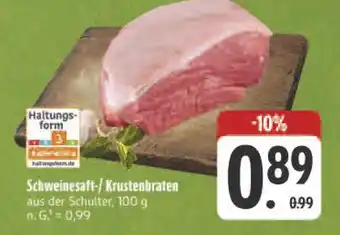 Edeka Schweinesaft-/ krustenbraten Angebot