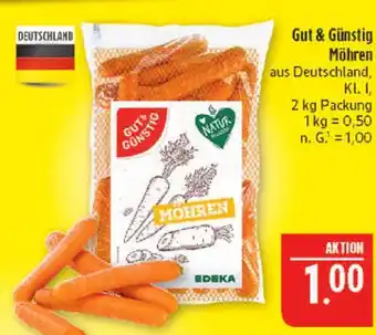 Marktkauf Gut & günstig möhren Angebot
