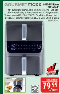 Marktkauf Gourmetmaxx heißluftfritteuse gm 16404 Angebot