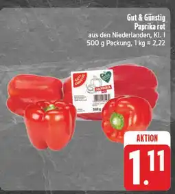 Edeka Gut & günstig paprika rot Angebot