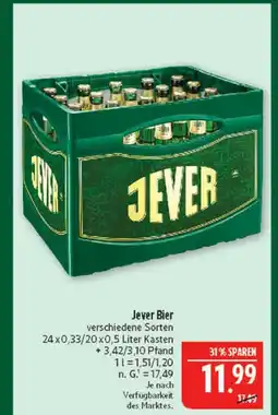 Marktkauf Jever bier Angebot