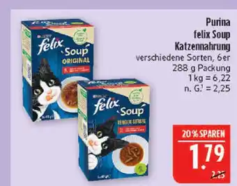 Marktkauf Purina felix soup katzennahrung Angebot