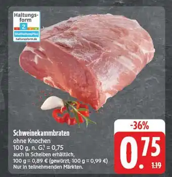 Edeka Schweinekammbraten Angebot