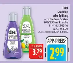 Marktkauf Guhl silberglanz & pflege shampoo oder spülung Angebot