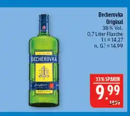 Marktkauf Becherovka original Angebot
