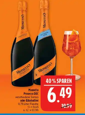 Marktkauf Mionetto prosecco doc Angebot