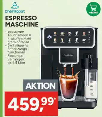 Marktkauf Chefrobot espressomaschine Angebot