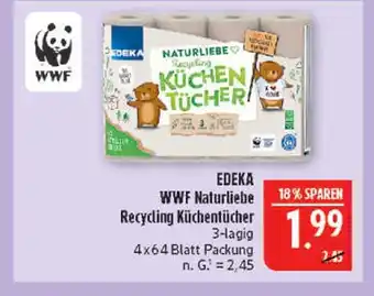 Marktkauf Edeka wwf naturliebe recycling küchentücher Angebot