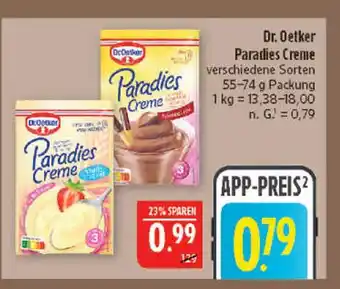 Marktkauf Dr. oetker paradies creme Angebot